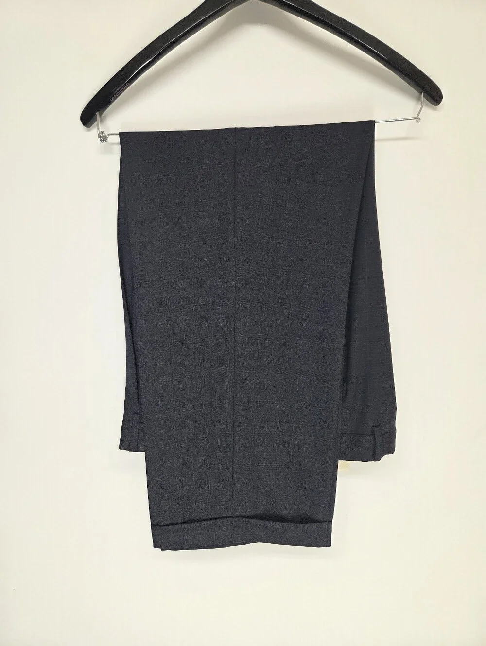 Jos. A. Bank Signature Collection 46R 38W Navy Glen Check Suit 100% Wool